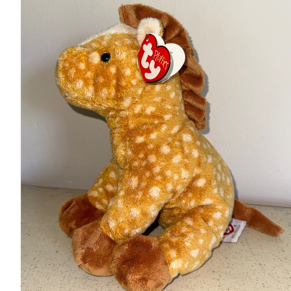 Ty Pluffies Lasso Horse Plush Stuffed Animal w/ Tags Retired Hallmark Clean
